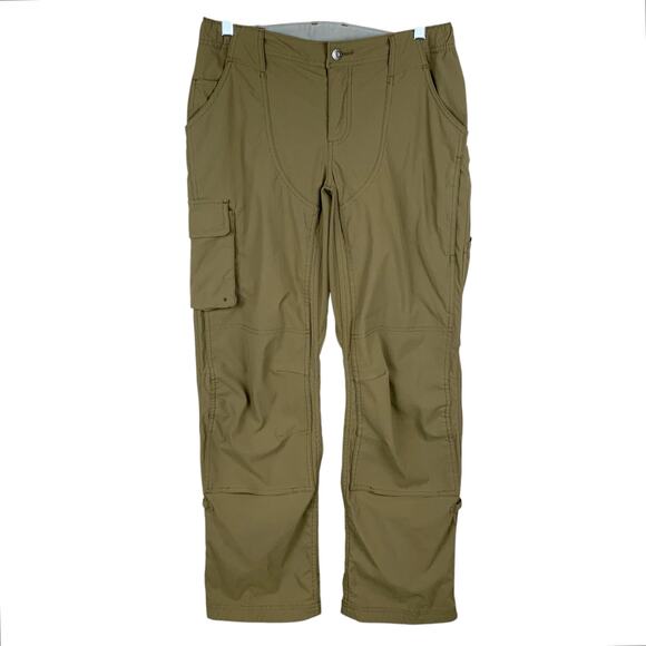 Duluth Trading Co Pants - Duluth Cargo Pants Double Knee Pockets Brown Hiking Work Outdoor Women's 6
